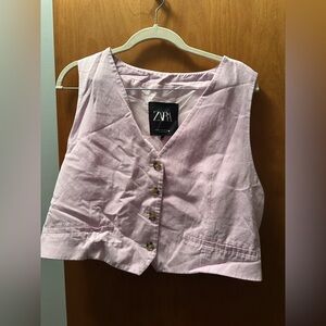 Zara pink vest
